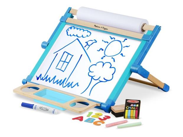 Melissa & Doug - Wooden Double-Sided Tabletop Easel (12790)