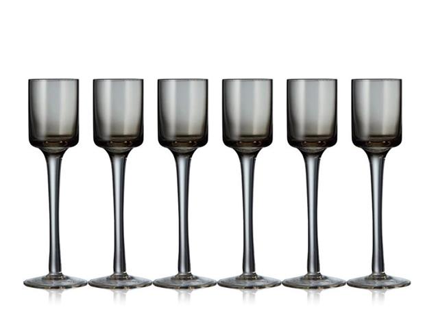 Lyngby Glas - Snaps Glass - Grey (12406)