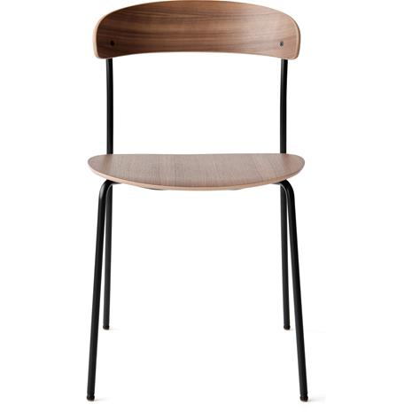 New Works Missing Chair Without Armrest, Walnut