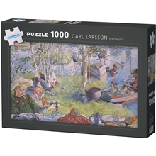Carl Larsson Ravunpyynti, palapeli 1000 palaa