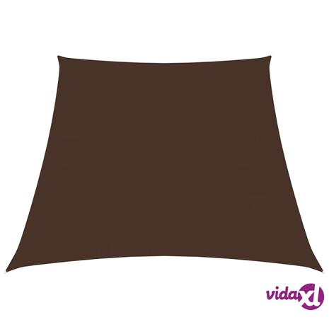 vidaXL Aurinkopurje Oxford-kangas puolisuunnikas 3/4x2 m ruskea
