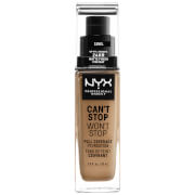 NYX Professional Makeup Cant Stop Wont Stop Foundation 12.5 Camel