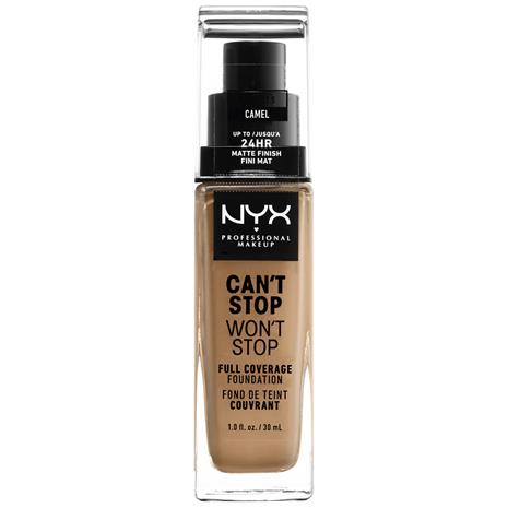 NYX Professional Makeup Cant Stop Wont Stop Foundation 12.5 Camel