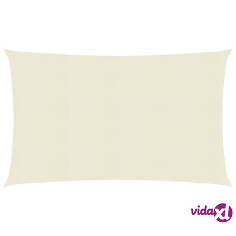 vidaXL Aurinkopurje 160 g/mÂ² kerma 6x7 m HDPE
