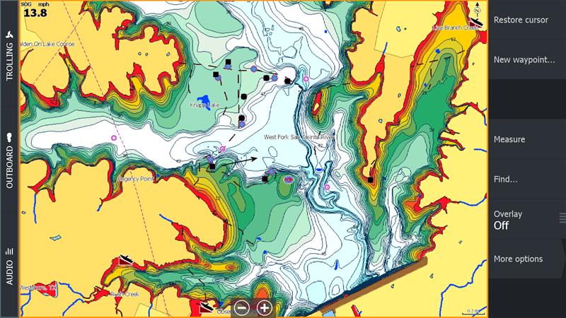 Lowrance Elite FS 9, kaikuluotain/yhdistelmälaite