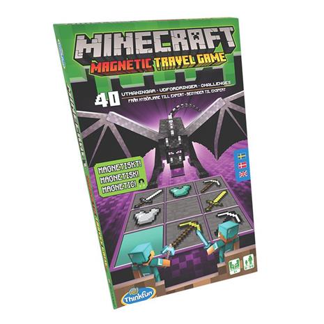 Minecraft Magnetic Travel Game Swe/Fin/Eng