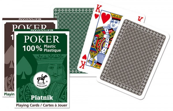 Piatnik Single Decks 'Plastic Poker'