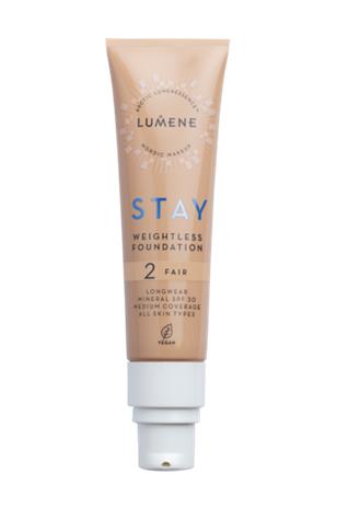 Lumene Stay Weightless Foundation SPF 30 2 Fair