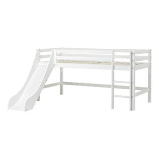 Hoppekids - BASIC Half-high sofabed with slide 90x200 cm - White
