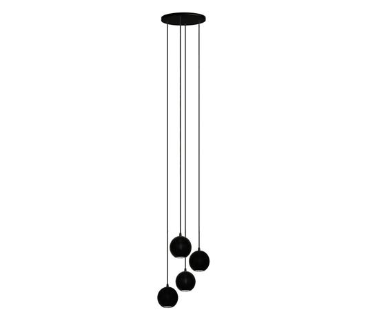 Kattokruunu narulla MIDWAY 4xLED/1,5W/230V musta