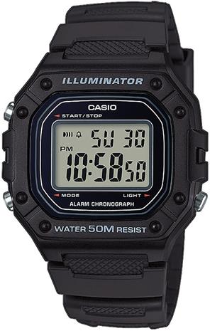Casio Digital W-218H-1AVEF