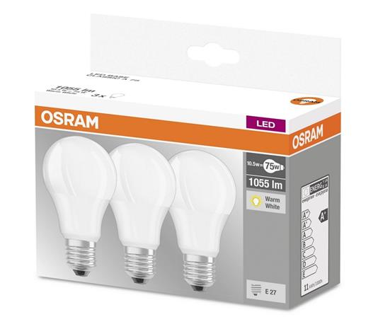SETTI 3x LED-polttimo E27/11W/230V 2700K - Osram