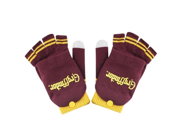 Harry Potter Gloves Mitten Gryffindor Purple