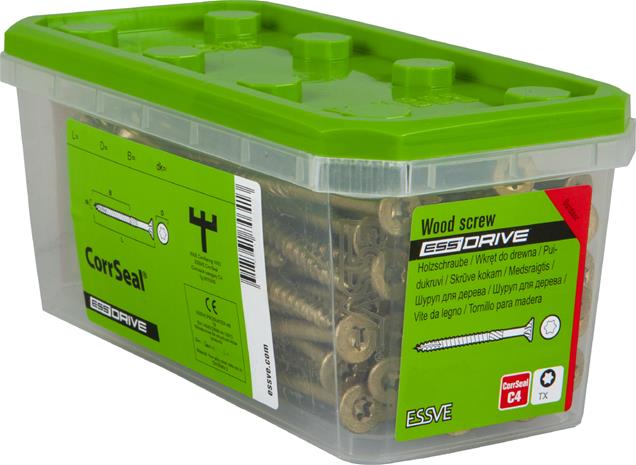 Puuruuvi ESSVE ESSDRIVE 6 x 100 mm