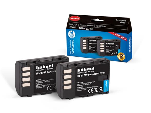 Panasonic DMW-BLF19 (tai vastaava), akku x2