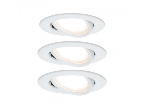 Paulmann Paulmann Nova LED-kohdevalaisin 3 kpl, valkoinen – kuva 7/8