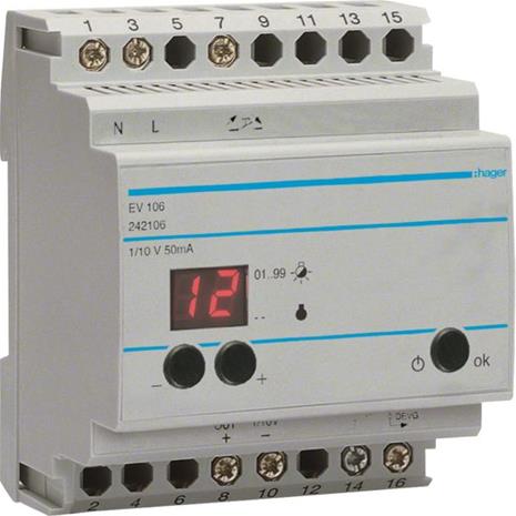 Hager EV106 Ohjausyksikkö 230 V, 10 A