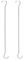 Ripustuskoukku harmaa 60 cm 2 kpl – kuva 1