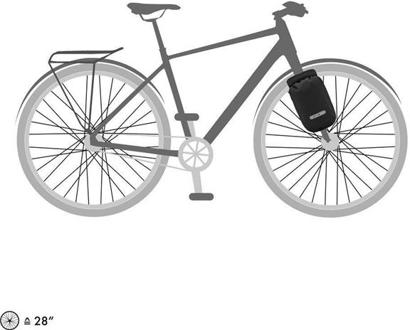 Ortlieb Fork-Pack 3,2 L Musta