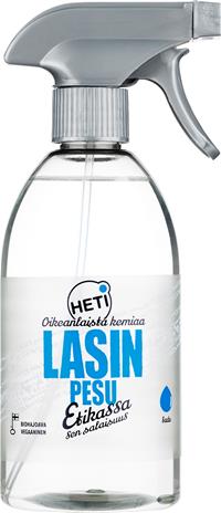 Heti 500 ml lasinpesu