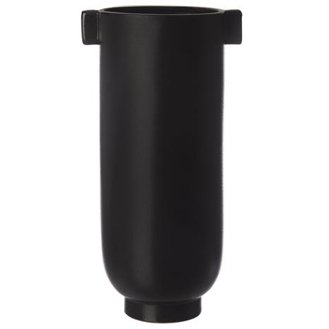 ERNST Vase With Ears Black, 28x14.5 cm