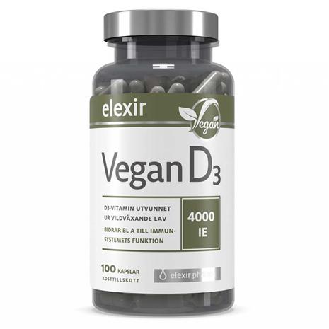 Vegan D3 4000IE 100 kapselia