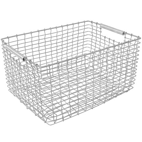 KORBO Rectangular 23 säilytyskori Galvanisoitu teräs