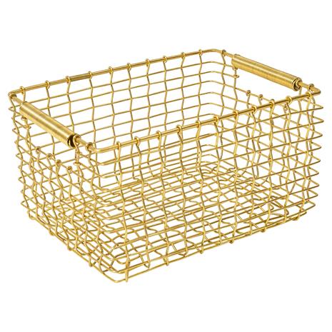 KORBO Rectangular 15 säilytyskori Messinki