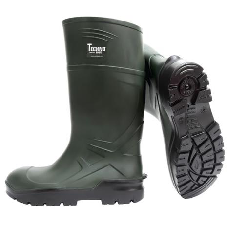 Techno Boots S5 Turvasaappaat vihreä, PU 44 – kuva 1/3