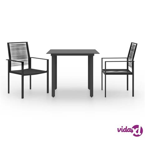 vidaXL 3-osainen Puutarhan ruokaryhmä