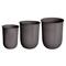 DBKD Out Stripe Pots 3-pack, Brown – kuva 1