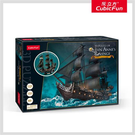 CUBICFUN Palapeli 3D-valolla Kuningatar Annen kosto