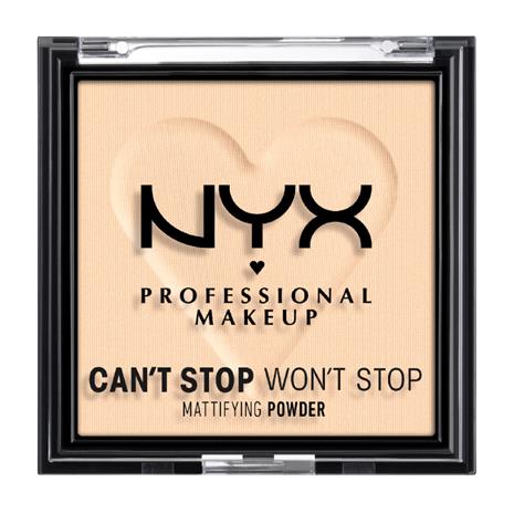 NYX Professional Makeup Can’t Stop Won’t Stop Mattifying Powder Light Medium – kuva 1/8