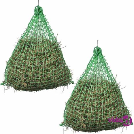 vidaXL Heinäverkot 2 kpl pyöreä 0,75x0,5 m PP