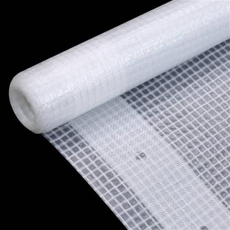 vidaXL Leno suojapeite 260 g/mÂ² 3x3 m valkoinen