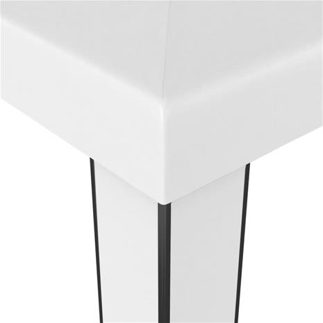 vidaXL Huvimaja kaksoiskatolla 3x3 m kerma