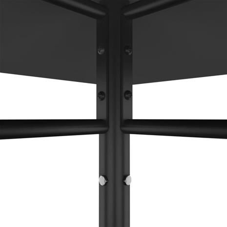 vidaXL Huvimaja 3x3x2,7 m antrasiitti 180 g/m²