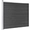 vidaXL Aitapaneelisarja WPC 699x146 cm harmaa – kuva 8