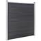 vidaXL Puutarha-aita WPC 526x186 cm harmaa – kuva 7