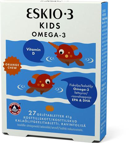 Eskio 3 Kids Chewable 27 tablettia