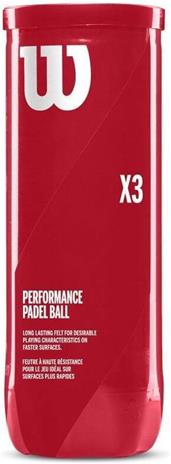 Wilson Padel X3 -padelpallo, 3 kpl