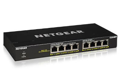 Netgear GS308PP, kytkin