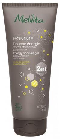 Melvita Organic Mens Shower Shampoo (200ml)