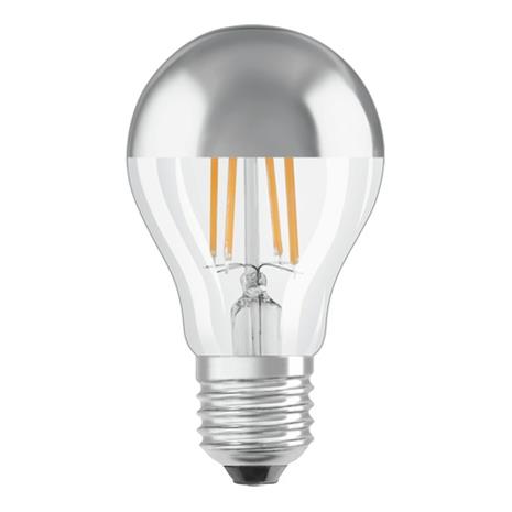 OSRAM OSRAM-LED-lamppu E27 6,5W Mirror silver 2Â 700Â K