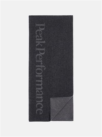 Peak Performance Wool Scarf Musta – kuva 1/4