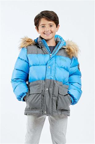 Svea Contrast Padded Parka, Magic Blue, 110 – kuva 1/1