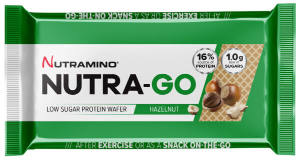 Nutramino Nutra-GO Protein Wafer, 39 g, Hazelnut