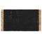 Ferm Living Block Mat, Black/Natural – kuva 1