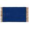 Ferm Living Block Mat, Bright Blue/Natural – kuva 1