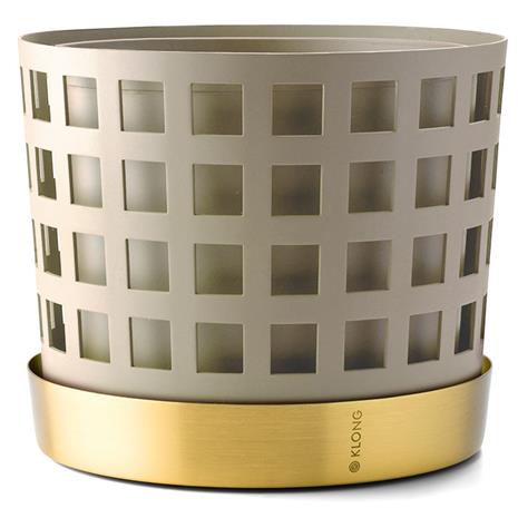 Klong Trio Square Pot Beige, Medium – kuva 1/8
